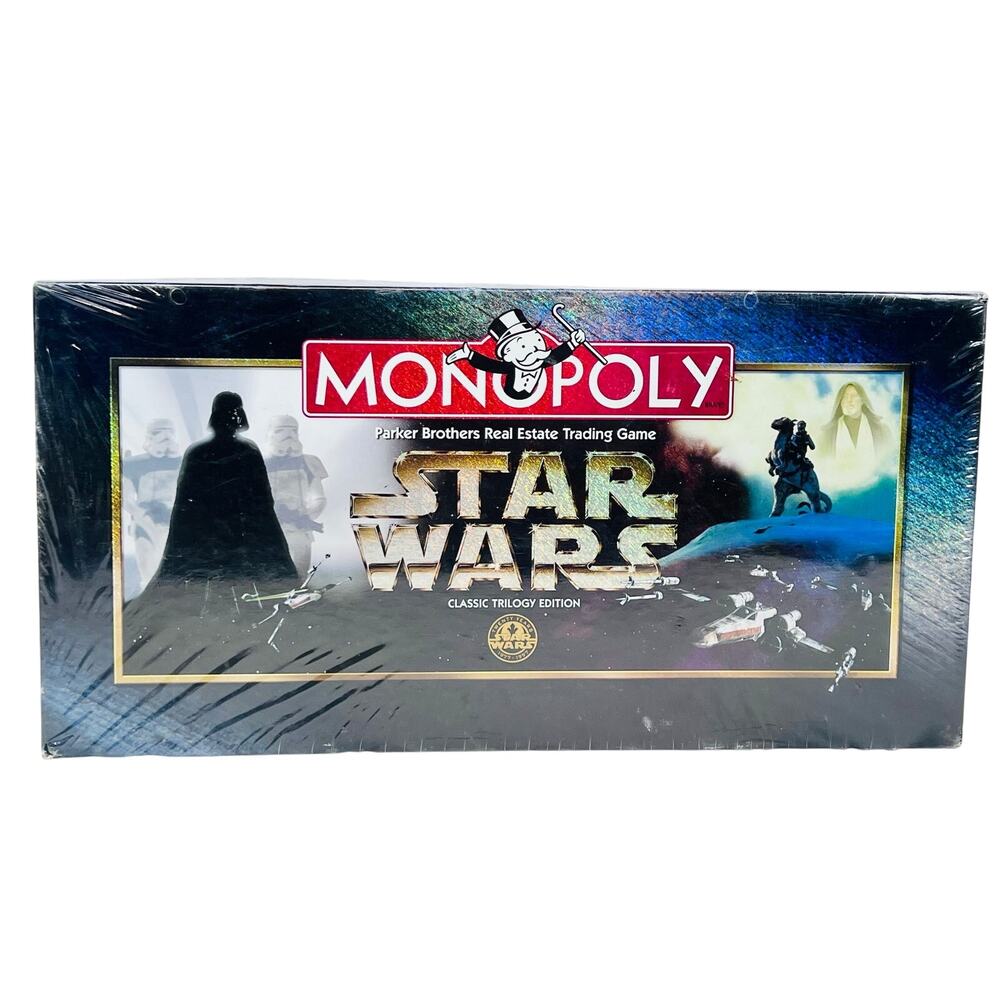 Monopoly Star Wars Classic Trilogy Edition 1997 New Sealed Good Condition
